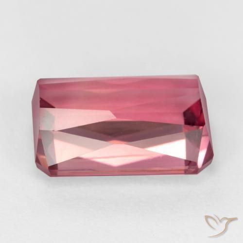 Turmalina Tono rosado cálido natural de 2.60 ct, Corte Octágono / Esmeralda, VS