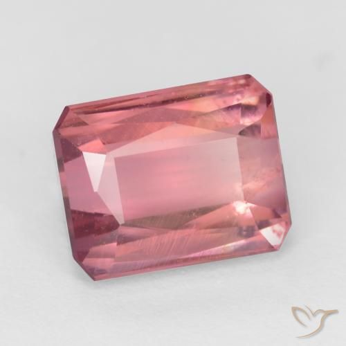 Turmalina Rosado Bubblegum natural de 2.71 ct, Corte Octágono / Esmeralda, VS-SI