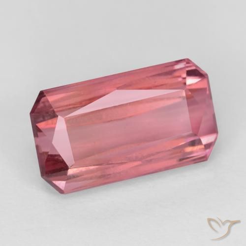 Turmalina Rosado Bubblegum natural de 2.45 ct, Corte Octágono / Esmeralda, SI
