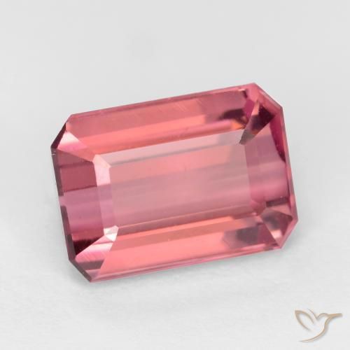Turmalina Rosado Bubblegum natural de 2.47 ct, Corte Octágono / Esmeralda, VS