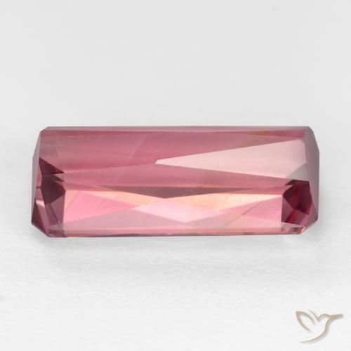 Turmalina Rosado Bubblegum natural de 3.20 ct, Corte Octágono / Esmeralda, SI