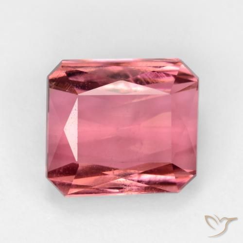 2.67ct Natural Rosado claro Turmalina, corte esmeralda, SI