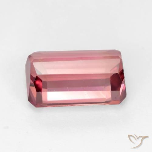 Turmalina Rosado Bubblegum natural de 3.36 ct, Corte Octágono / Esmeralda, VS-SI