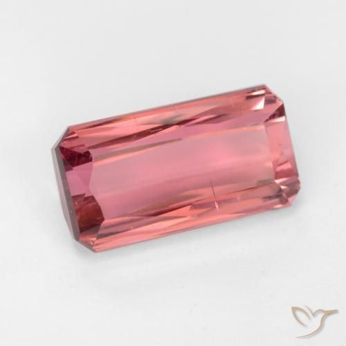 Turmalina Rosado claro natural de 3.63 ct, Corte Octágono / Esmeralda, SI