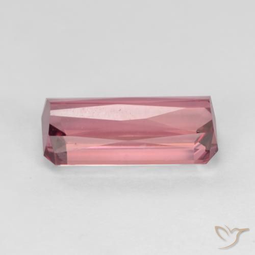 Turmalina Tono rosado cálido natural de 3.04 ct, Corte Octágono / Esmeralda, VS