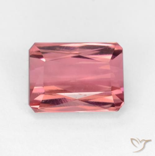 2.39ct Natural Rosado claro Turmalina, corte esmeralda, VS