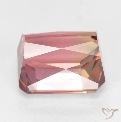 Turmalina Rosado medio natural de 2.55 ct, Corte Octágono / Esmeralda, VS