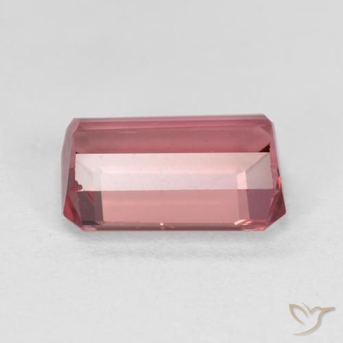 Turmalina Rosado medio natural de 1.53 ct, Corte Octágono / Esmeralda, VS-SI