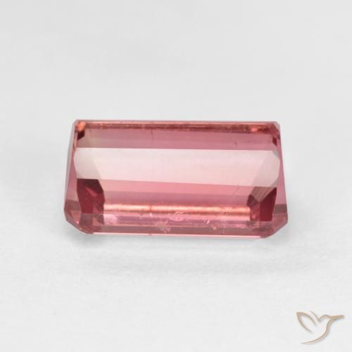 Turmalina Rosado naranja natural de 1.88 ct, Corte Octágono / Esmeralda, VS