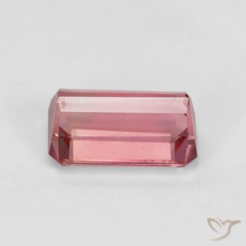 Turmalina Rosado medio natural de 1.54 ct, Corte Octágono / Esmeralda, VS