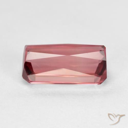 Turmalina Rosa oscuro natural de 1.95 ct, Corte Octágono / Esmeralda, VVS-VS