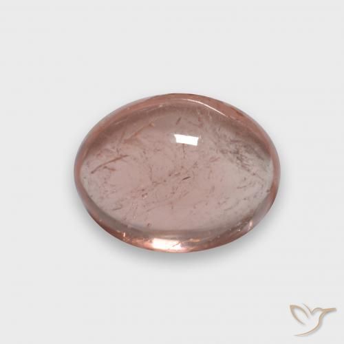 2.20ct Natural Rojo medio turmalina, Ovalada, Transparente
