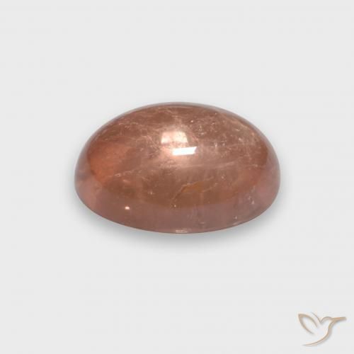 Turmalina Rojo medio natural de 2.20 ct, Ovalada, Transparente