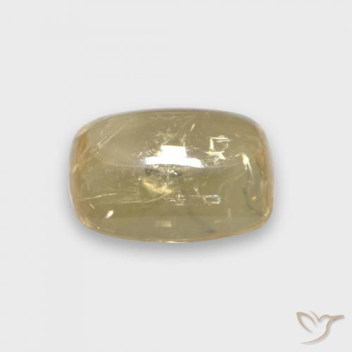 Turmalina Amarillo pálido natural de 2.52 ct, Forma Cojín, Transparente
