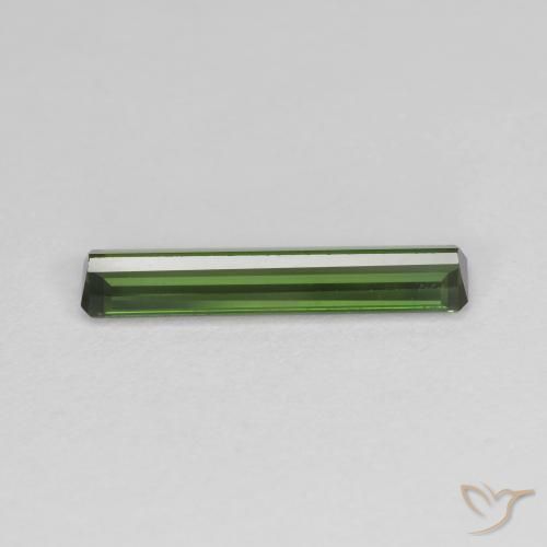 Turmalina Verde terroso natural de 1.03 ct, Corte Octágono / Esmeralda, VVS-VS