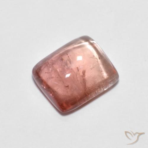 2.85ct Natural Rosado rosa intenso turmalina, Forma Cojín, Transparente
