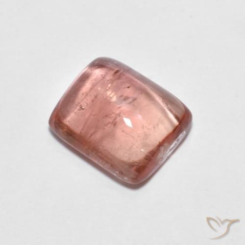 Turmalina Rosado rosa intenso natural de 2.85 ct, Forma Cojín, Transparente