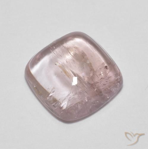 Turmalina Rosado claro natural de 1.76 ct, Forma Cojín, Transparente