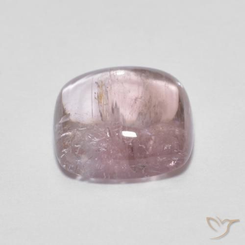 Turmalina Rosado claro natural de 1.76 ct, Forma Cojín, Transparente
