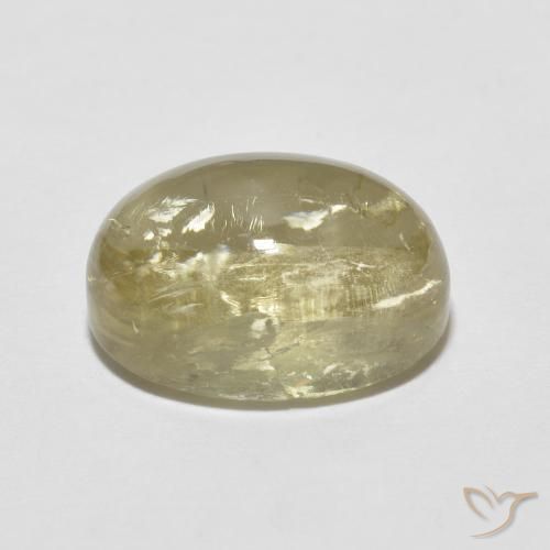Turmalina Amarillo pálido natural de 5.41 ct, Ovalada, Transparente