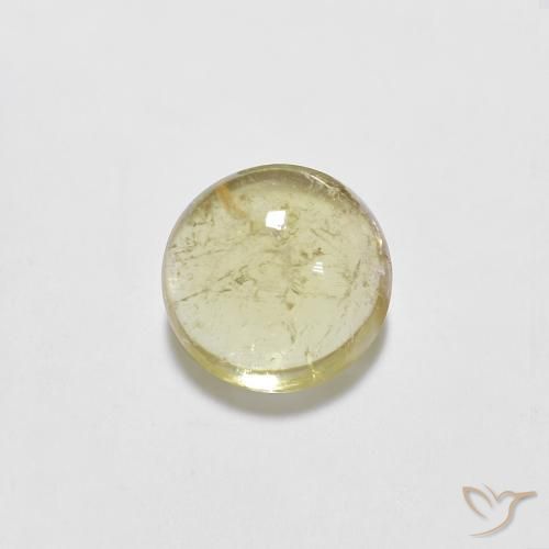 0.75ct Natural Amarillo abejorro claro turmalina, Redondo, Transparente, Photo A