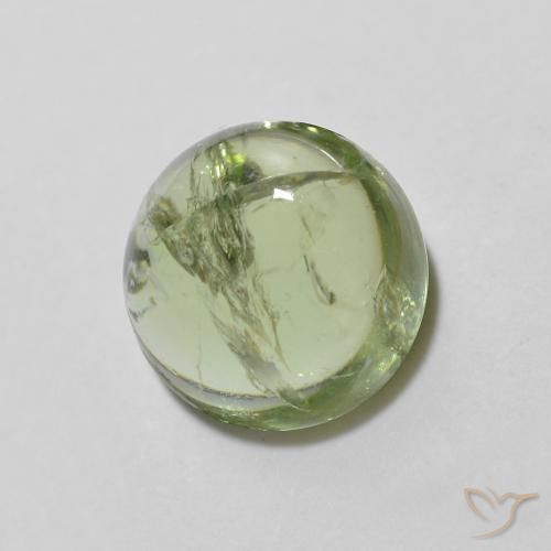 Turmalina Verde bosque natural de 1.42 ct, Redondo, Transparente