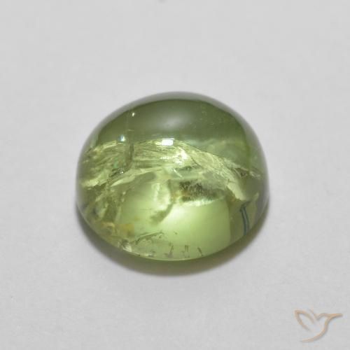 Turmalina Verde bosque natural de 1.42 ct, Redondo, Transparente