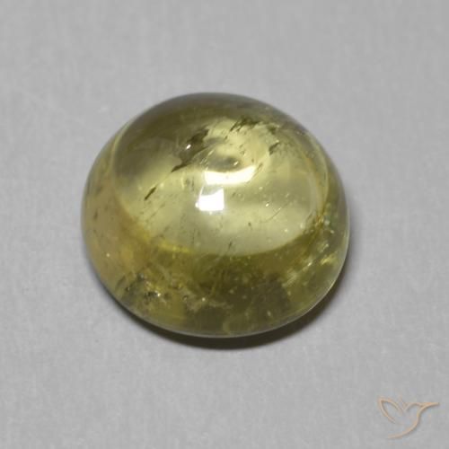 Turmalina Verde claro natural de 1.80 ct, Redondo, Transparente