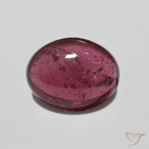 2.77ct Natural Rojo frambuesa turmalina, Ovalada, Transparente