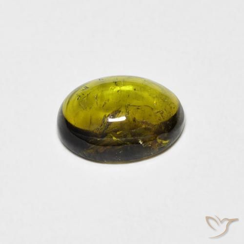 Turmalina Verde bosque natural de 1.34 ct, Ovalada, Transparente