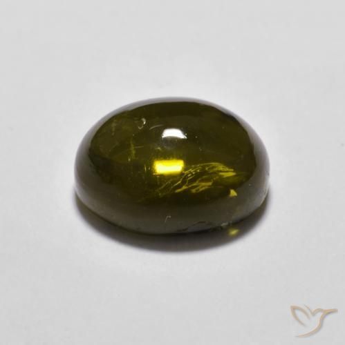 Turmalina Verde cálido natural de 1.82 ct, Ovalada, Transparente