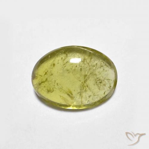 1.53ct Natural Verde claro turmalina, Ovalada, Transparente