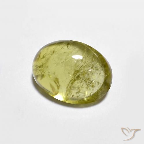 Turmalina Verde claro natural de 1.53 ct, Ovalada, Transparente