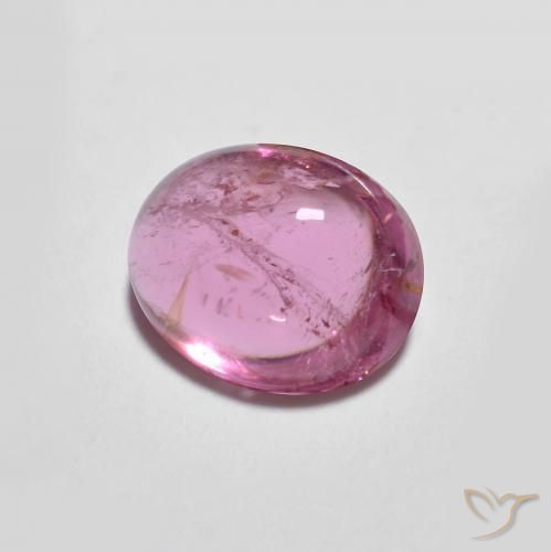 1.60ct Natural Rosado intenso turmalina, Ovalada, Transparente