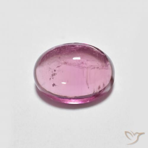 1.62ct Natural Rosa oscuro turmalina, Ovalada, Transparente