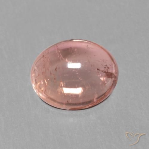 0.98ct Natural Rosa rosado turmalina, Ovalada, Transparente