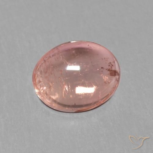 Turmalina Rosa rosado natural de 0.98 ct, Ovalada, Transparente