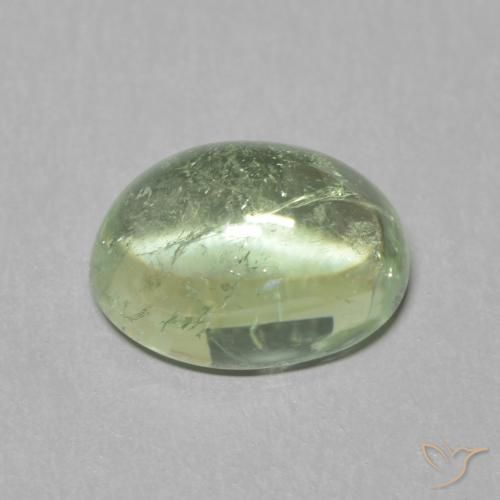 Turmalina Verde claro natural de 1.62 ct, Ovalada, Transparente