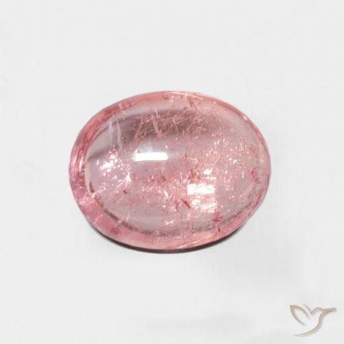 2.14ct Natural Rosado medio turmalina, Ovalada, Transparente