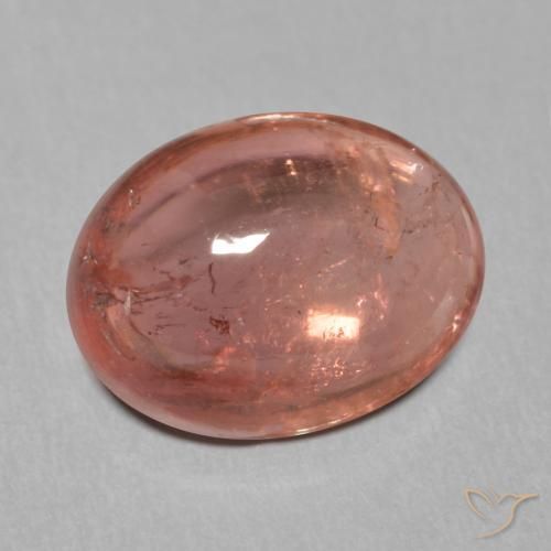 2.27ct Natural Rojo medio turmalina, Ovalada, Transparente