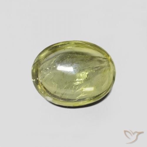 2.08ct Natural Verde terroso cálido turmalina, Ovalada, Transparente