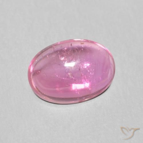 1.18ct Natural Púrpura medio turmalina, Ovalada, Transparente