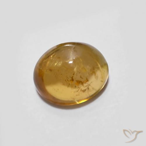 Turmalina Oro natural de 0.78 ct, Ovalada, Transparente