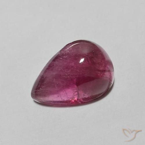 2.49ct Natural Rojo rosado turmalina, En forma de pera, Translúcido