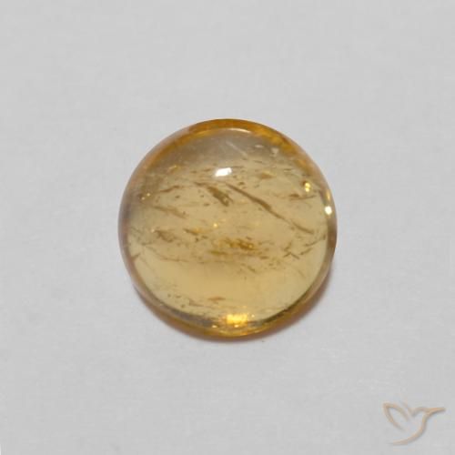 0.89ct Natural Naranja medio Turmalina, Redondo, Transparente, Photo A