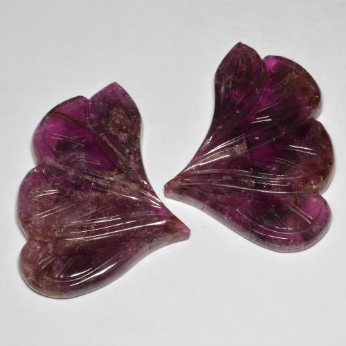 97.36ctw Natural Medium Dark-Purple turmalina, Elegante, Translúcido