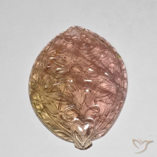 Turmalina Rosado naranja natural de 86.71 ct, Elegante, Transparente