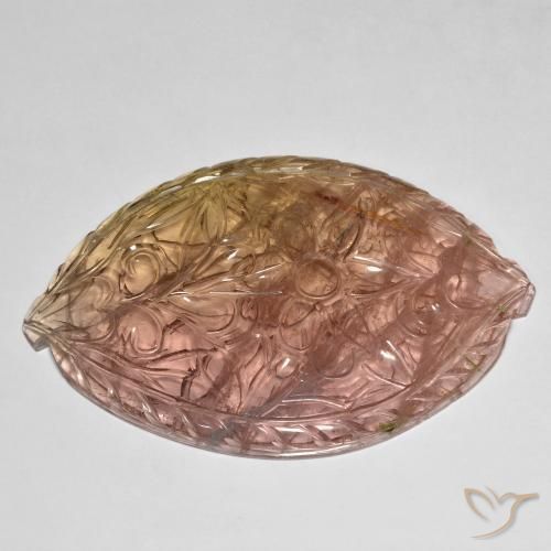 Turmalina Rosado naranja natural de 86.71 ct, Elegante, Transparente
