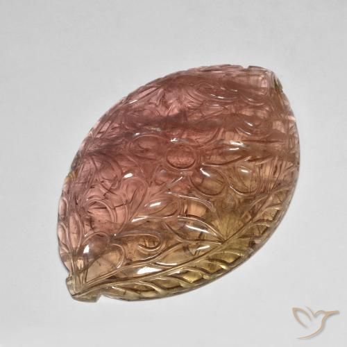 106.71ct Natural Rosado naranja turmalina, Elegante, Transparente