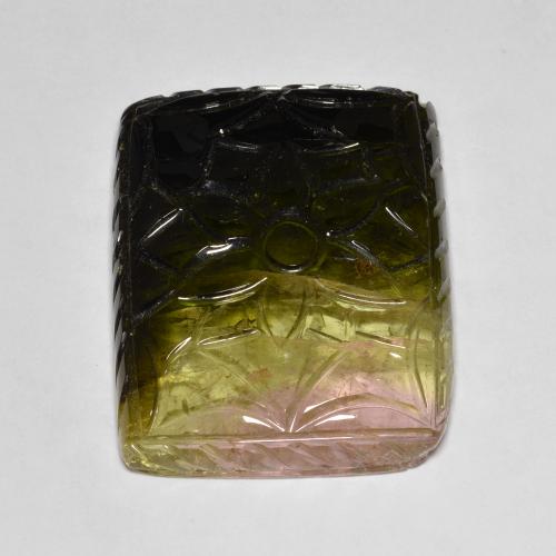 Turmalina Multicolor natural de 63.68 ct, Elegante, Translúcido